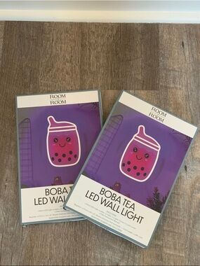 ROOM ROOM Pink Boba Tea LED Wall Light